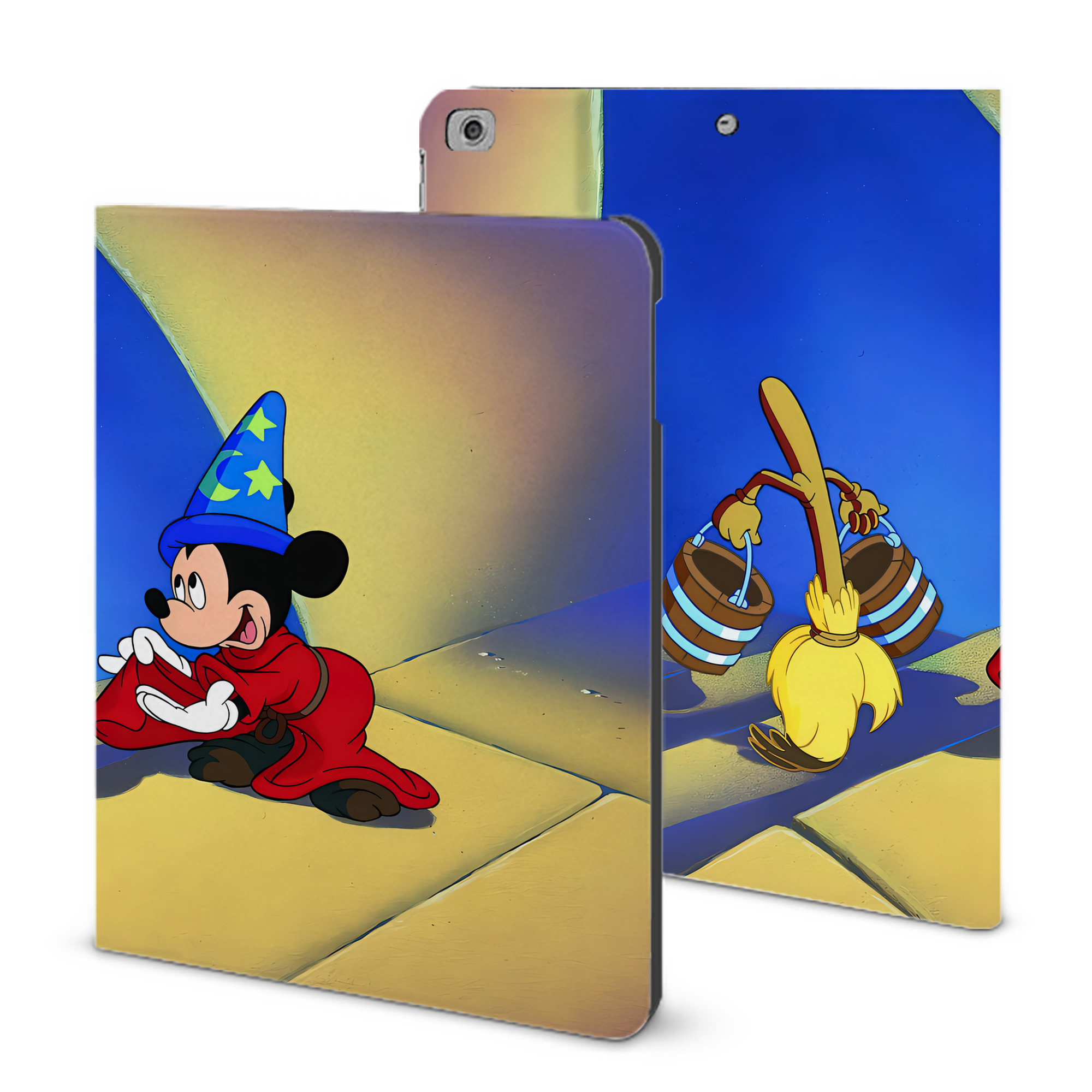 （画像用） ミッキーマウス Mickey Mouse IPad ケース ブック型 PUレザー TPU 耐衝撃 軽量 薄型 ペン収納なし 全面保護 IPad 各モデル対応